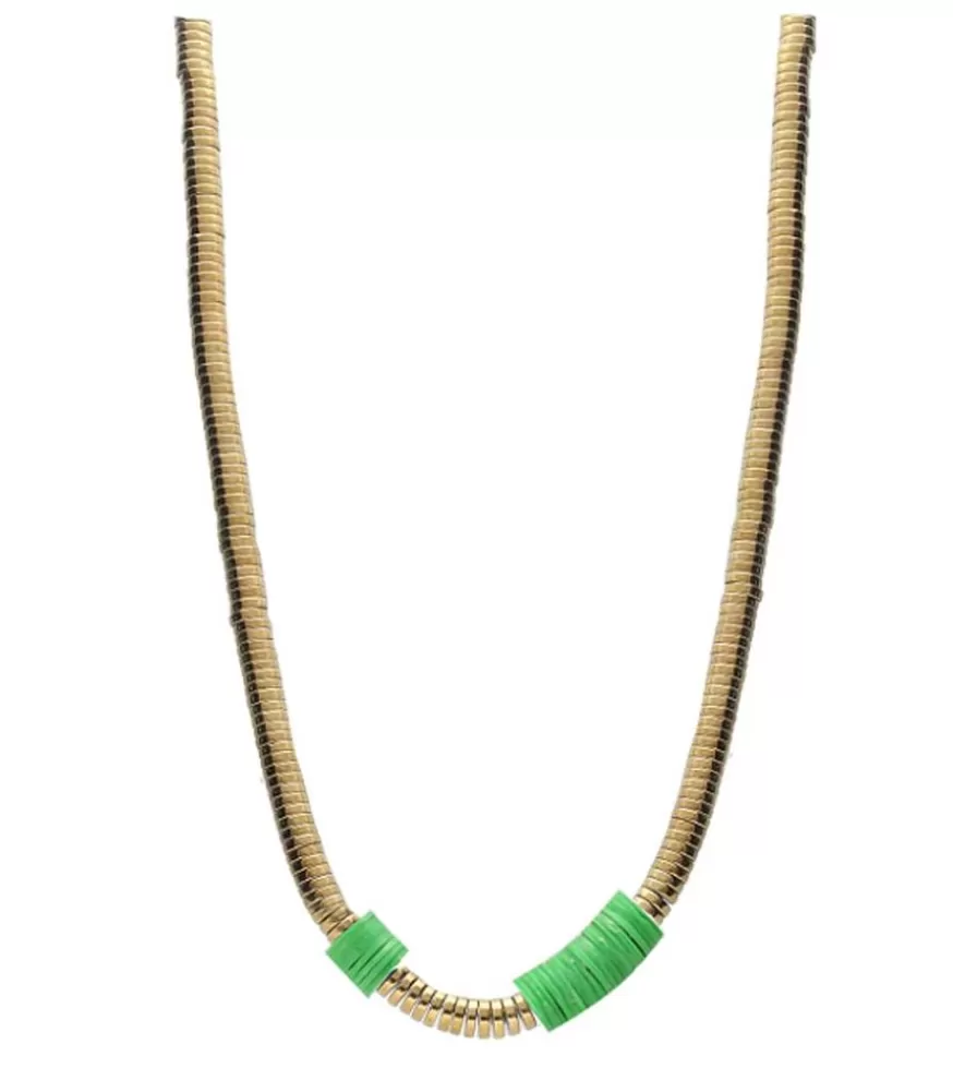 Femme Maison Mönik Collier Hibiscus Vert X Jane De Boy