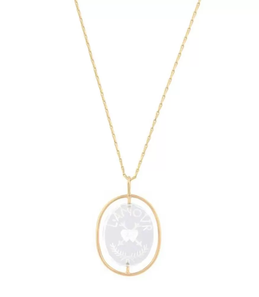 Femme Pascale Monvoisin Collier L'Amour N°1 En Cristal