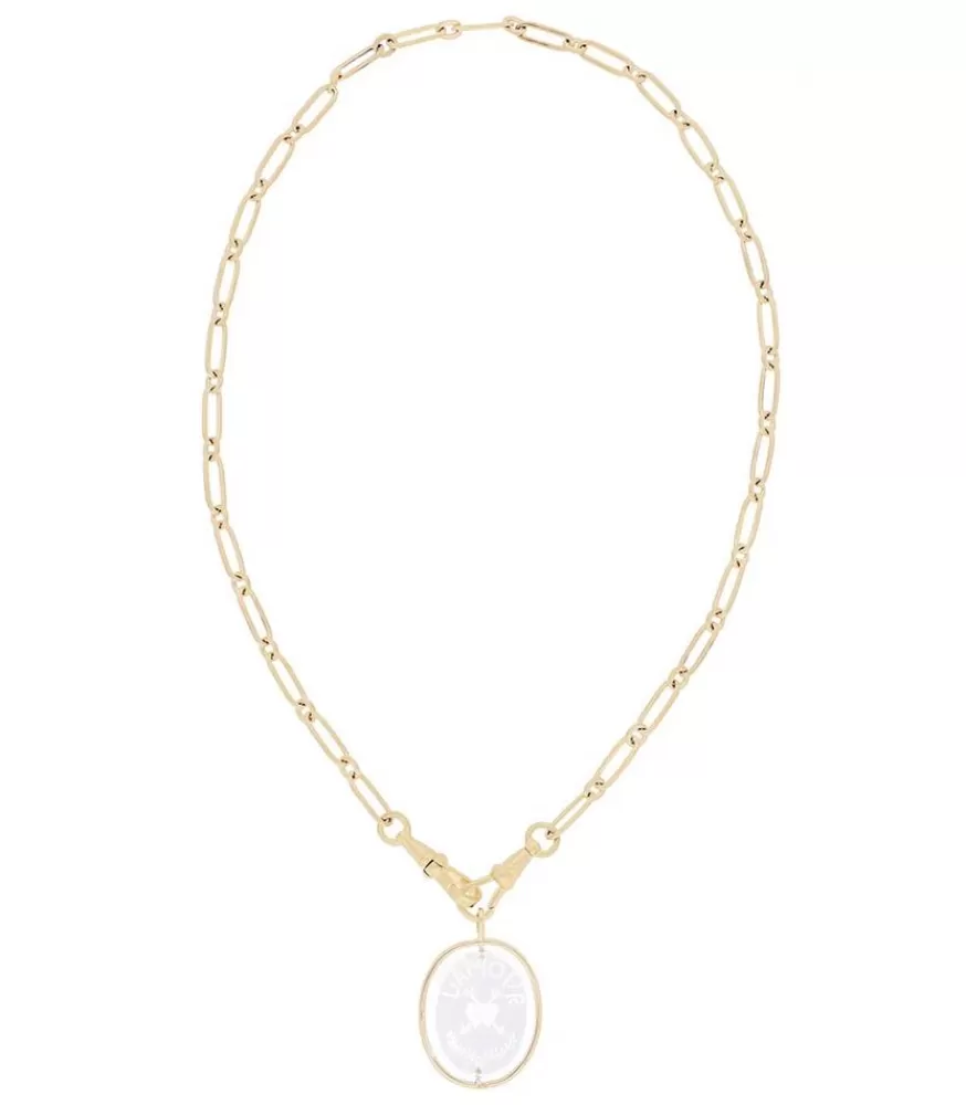 Femme Pascale Monvoisin Collier L'Amour N°2 En Cristal