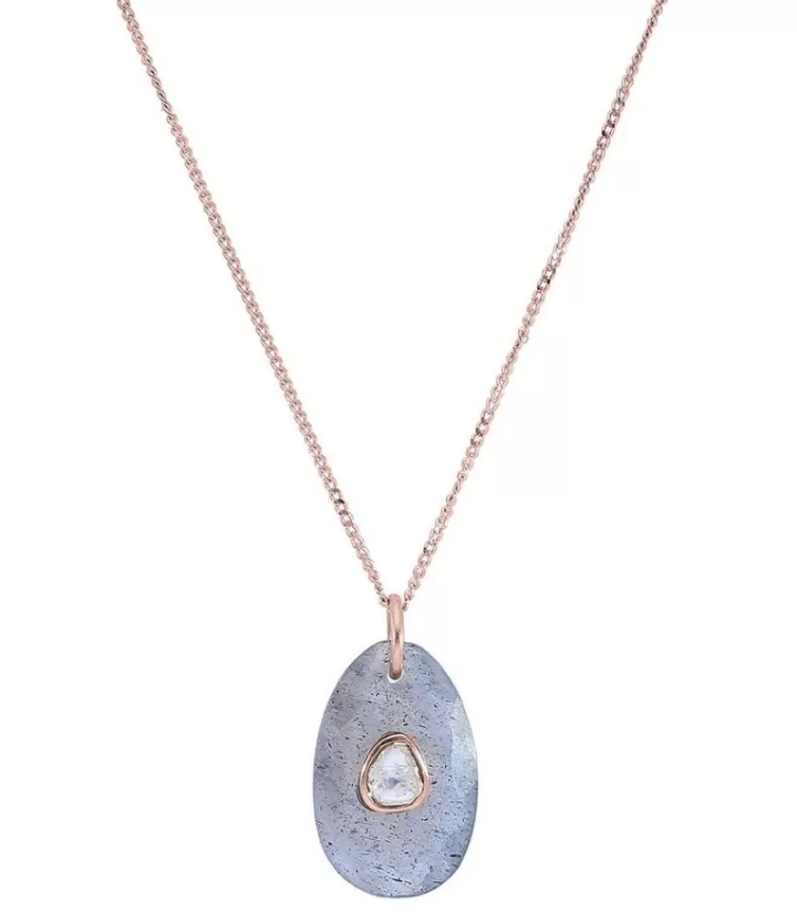 Femme Pascale Monvoisin Collier Orso N°1 Labradorite