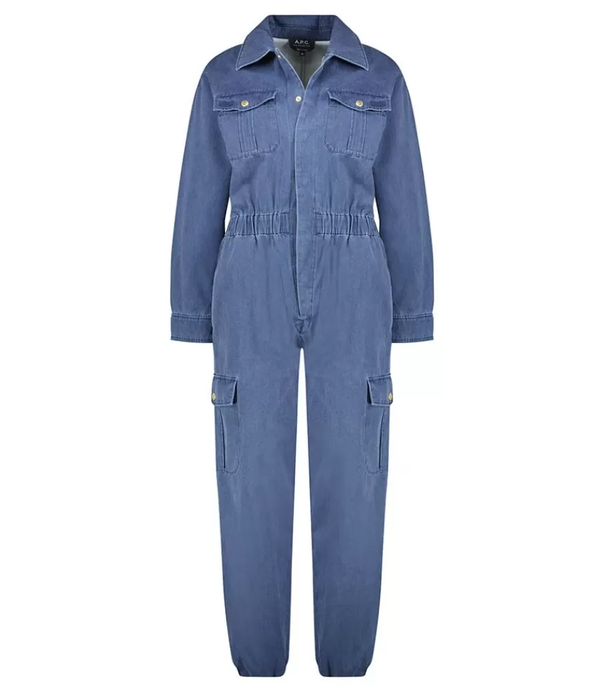 Femme A.P.C. Combinaison Danica Bleu