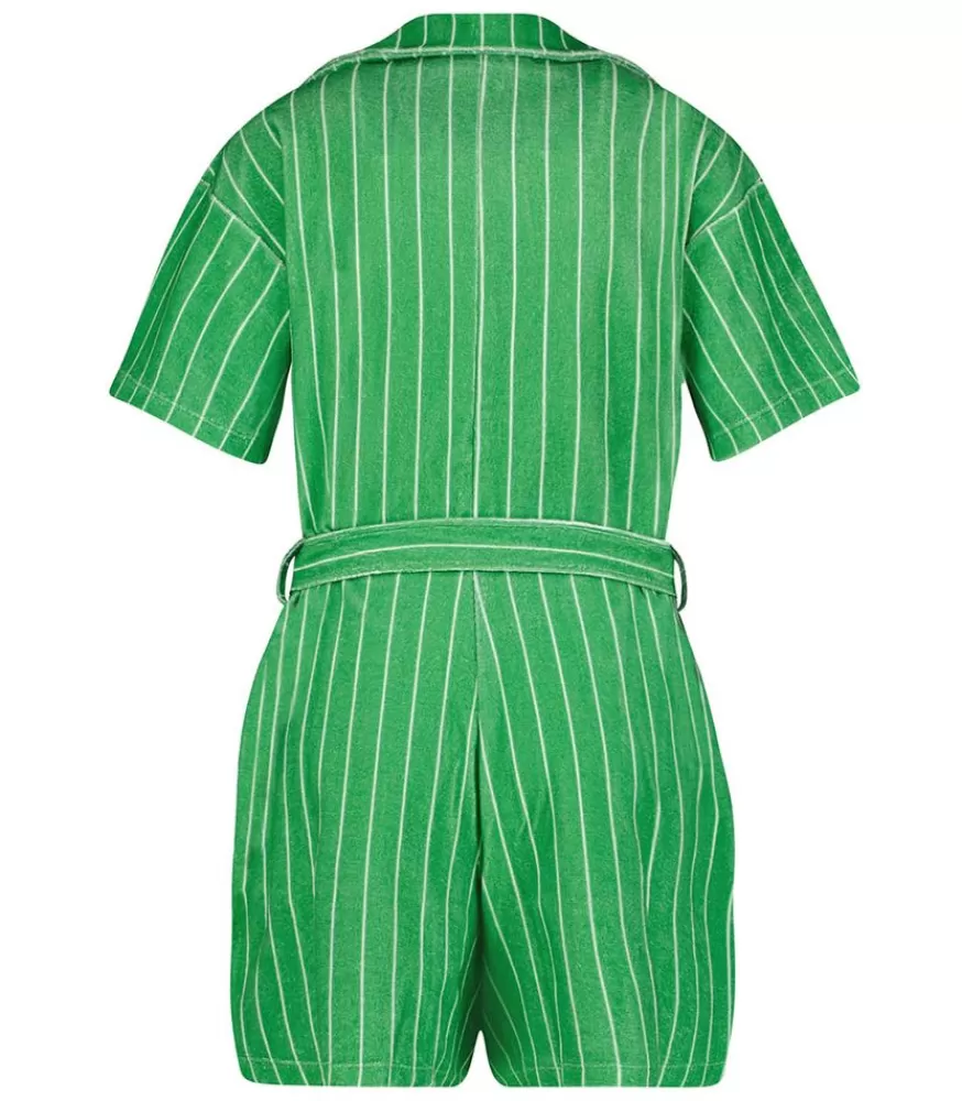 Femme Welcome Bob Combishort Ibiza Green Garden Stripes