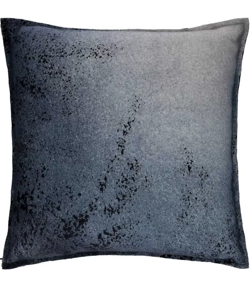 Avant Toi Coussin Cachemire Et Laine 50 X 50 Cm Bleu Gris