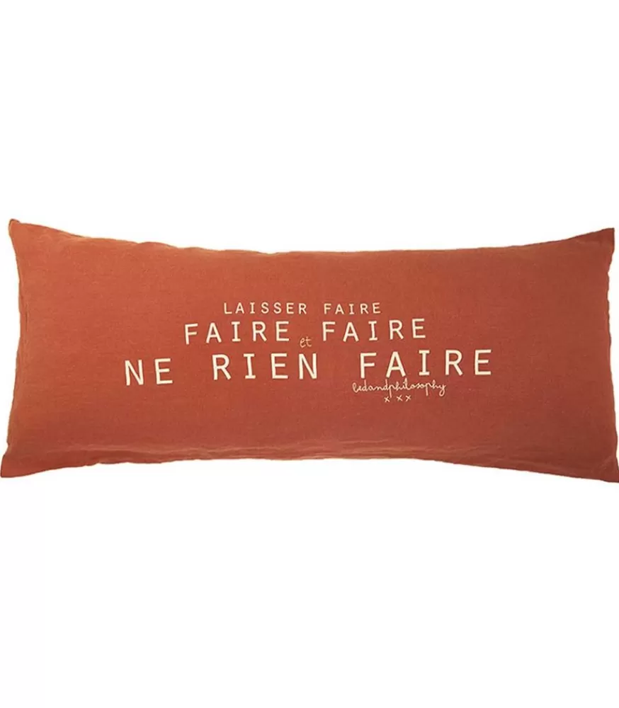 Bed and Philosophy Coussin Smoothie Terre Brulee 30 X 70 Cm