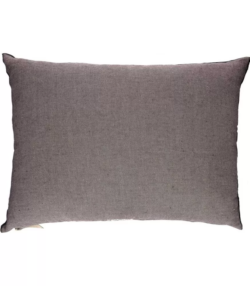 Maison de Vacances Coussin Vice Versa En Lin Lave Froisse 50 X 70 Cm