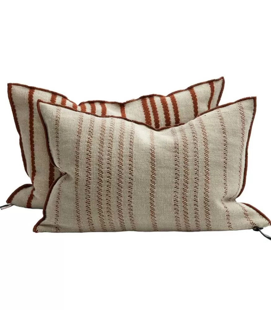 Maison de Vacances Coussin Vice Versa Toile De Myre Brodee 40 X 60 Cm
