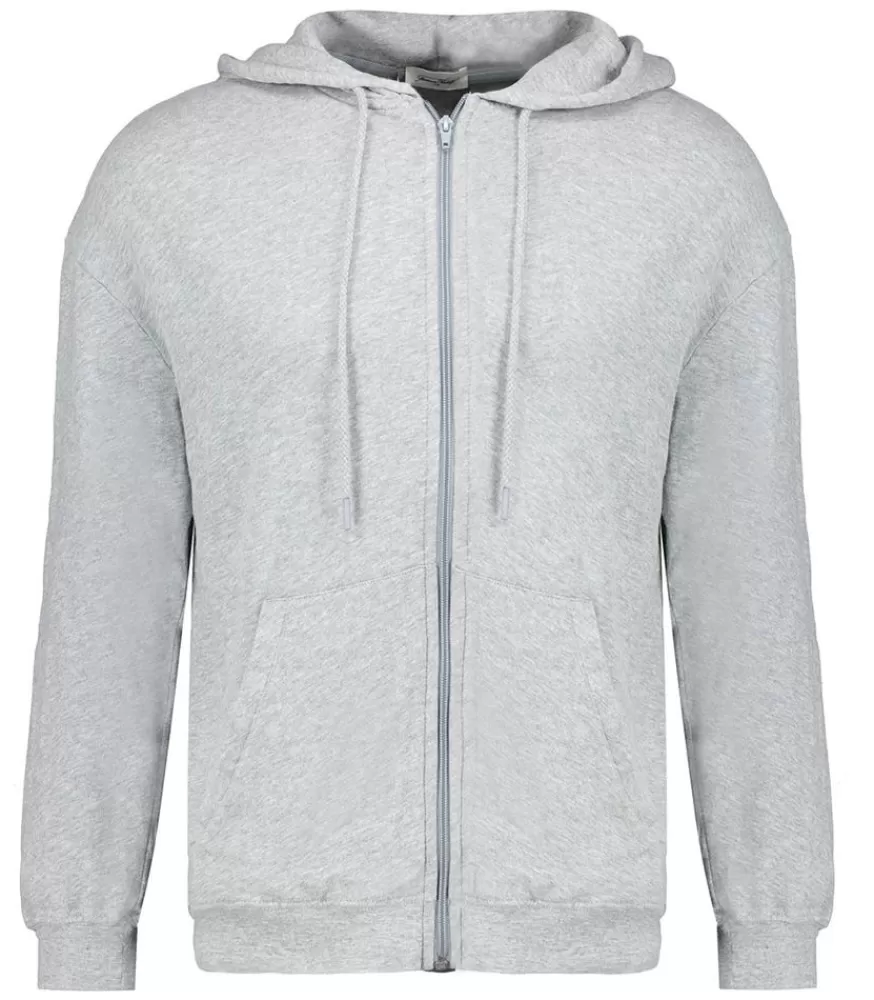 Homme American Vintage Hoodie Homme Sonoma Gris Chine