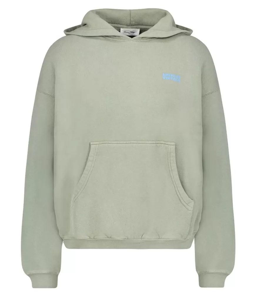 Femme American Vintage Hoodie Izubird Sauge Vintage