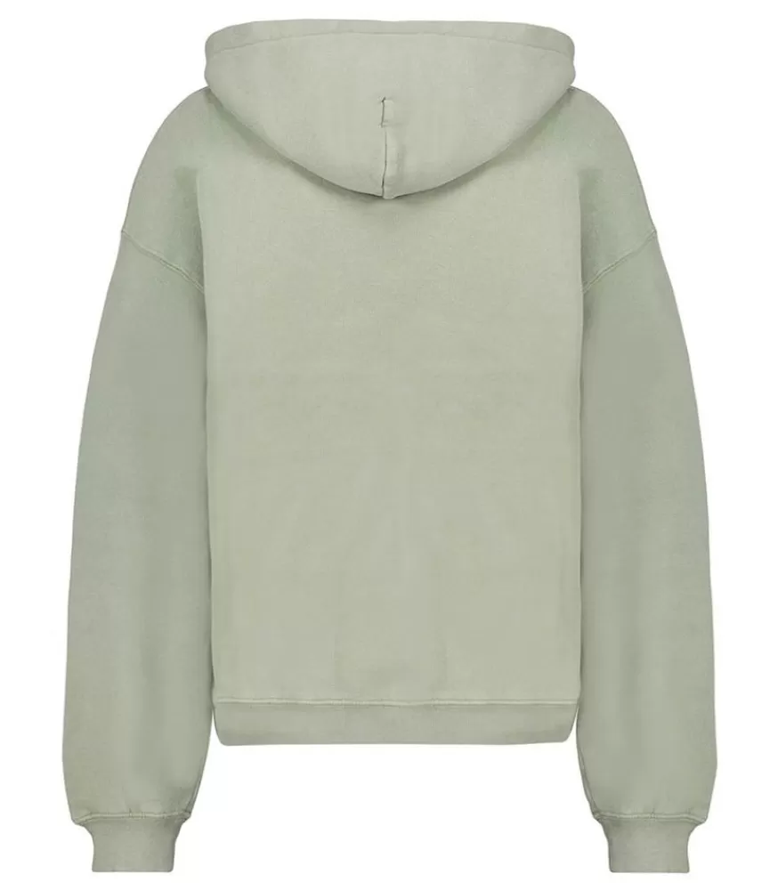 Femme American Vintage Hoodie Izubird Sauge Vintage