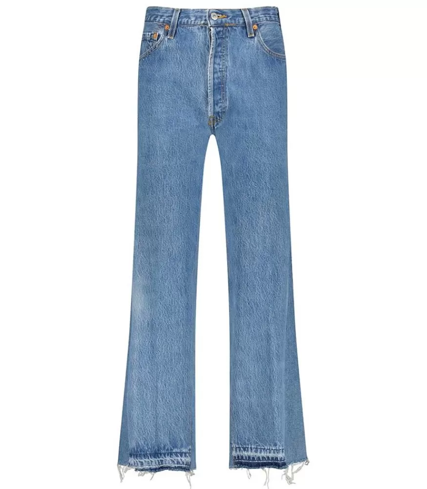 Femme RE/DONE Jean 70S Ultra High Rise Wide Leg Indigo