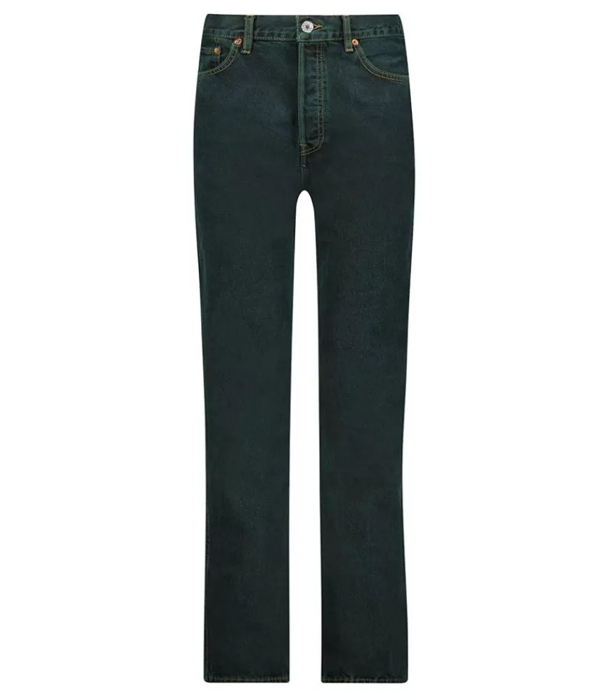 Femme RE/DONE Jean 90S High Rise Loose Evergreen Dipped