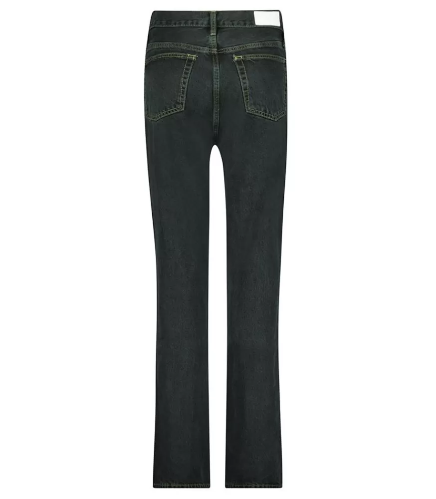 Femme RE/DONE Jean 90S High Rise Loose Evergreen Dipped