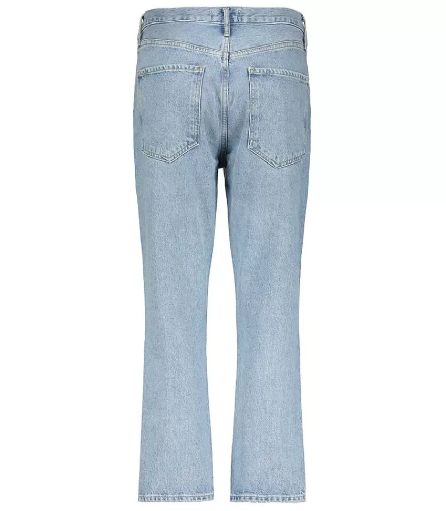 Femme AGOLDE Jean High Rise Cropped Riley Dimension