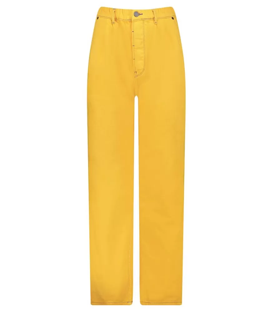 Femme Mira Mikati Jean Jaune Décontracte