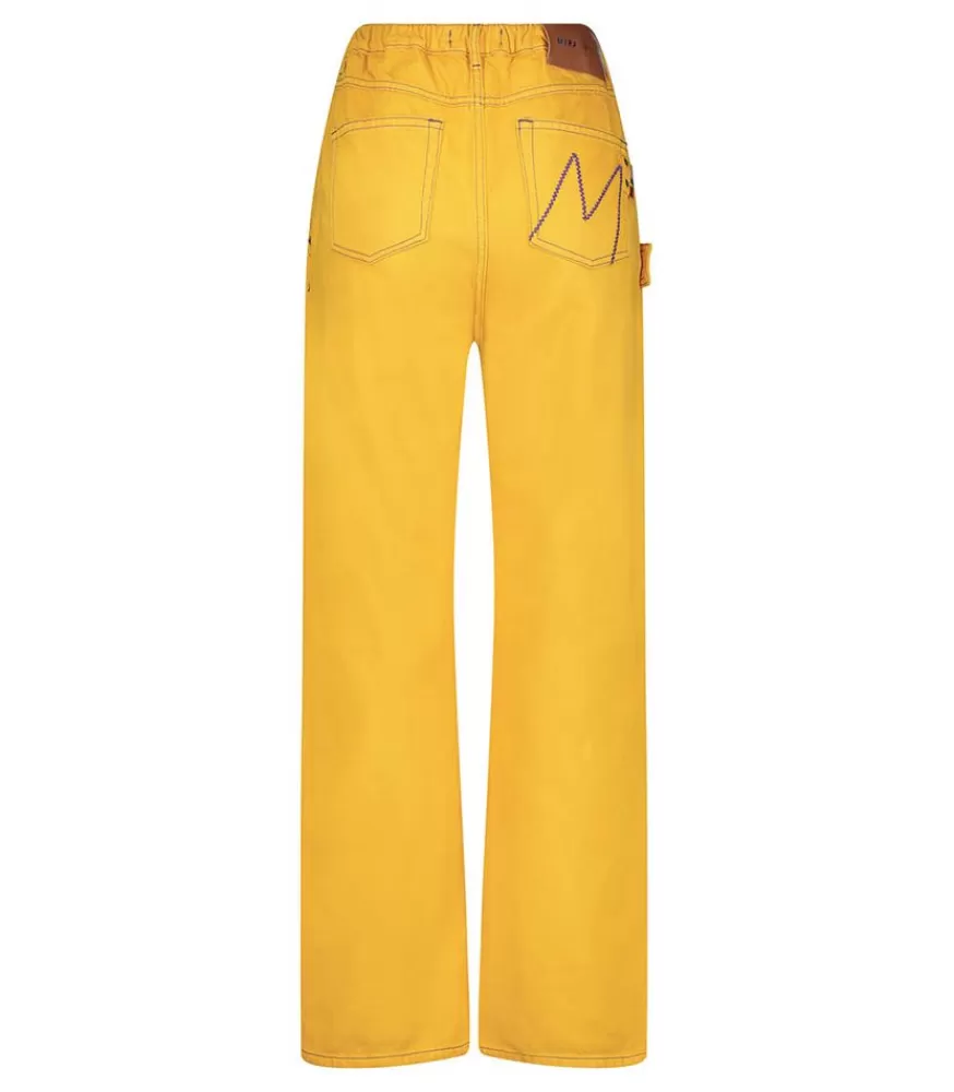 Femme Mira Mikati Jean Jaune Décontracte