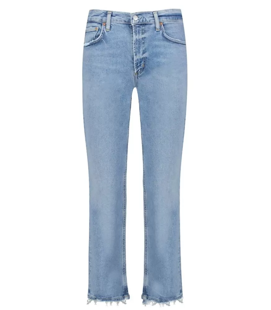 Femme AGOLDE Jean Kye Straight Crop Foreseen