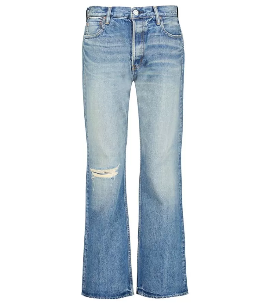 Femme Moussy Vintage Jean Mckellar Wide Straight Selvedge Blue