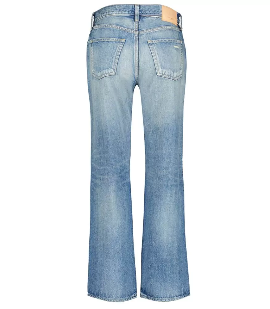 Femme Moussy Vintage Jean Mckellar Wide Straight Selvedge Blue