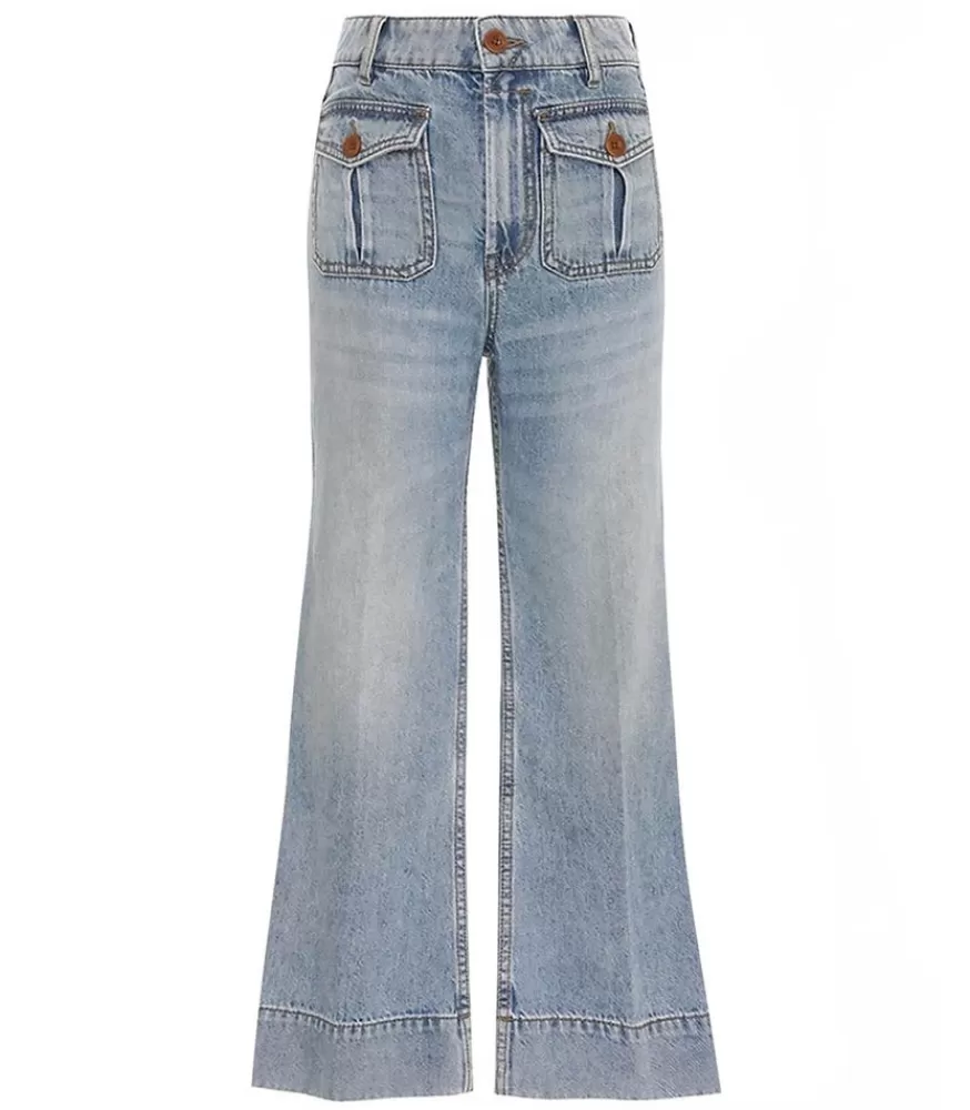 Femme Zimmermann Jean Raie Cropped Flare