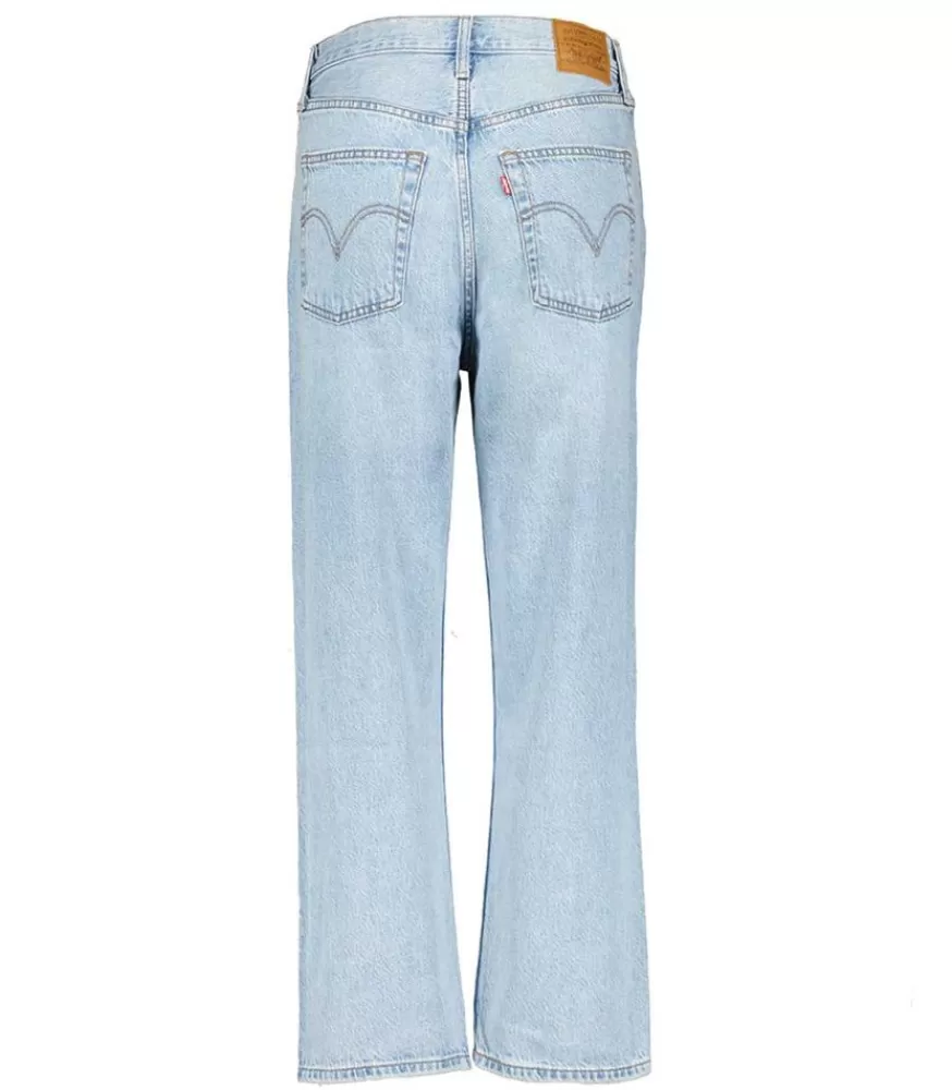 Femme Levi's Jean Ribcage Straight Ankle Middle Road