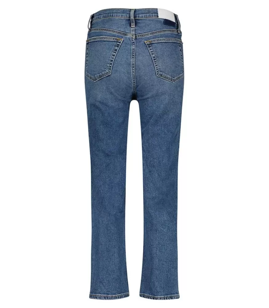 Femme RE/DONE Jean Western Blue 70S Stovepipe