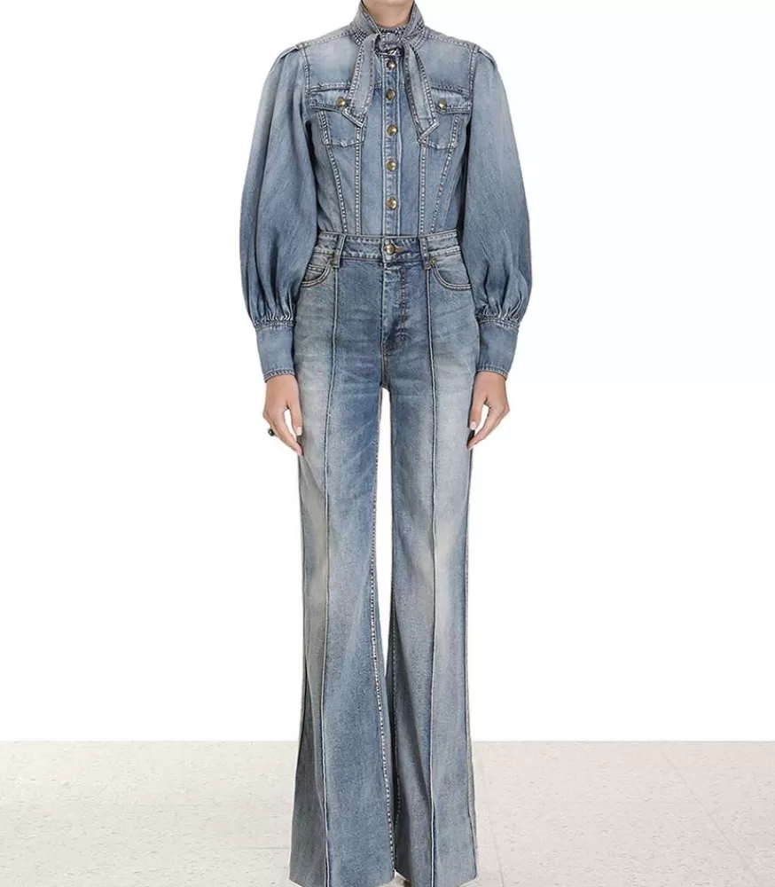 Femme Zimmermann Jean Wide Leg Luminosity