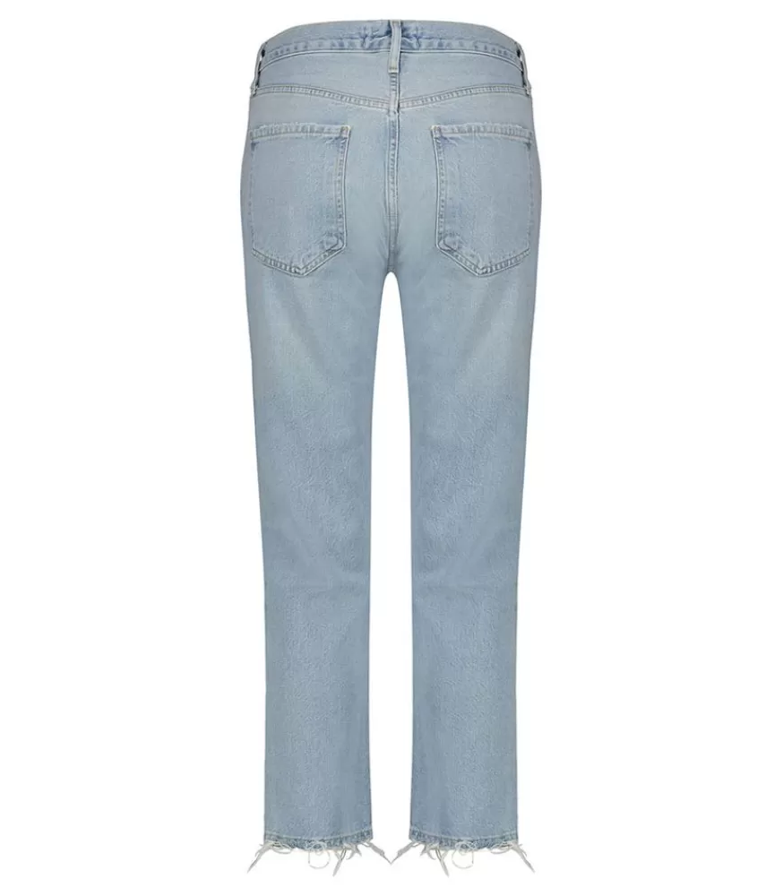 Femme AGOLDE Jeans Riley High Rise Straight Crop Reputation