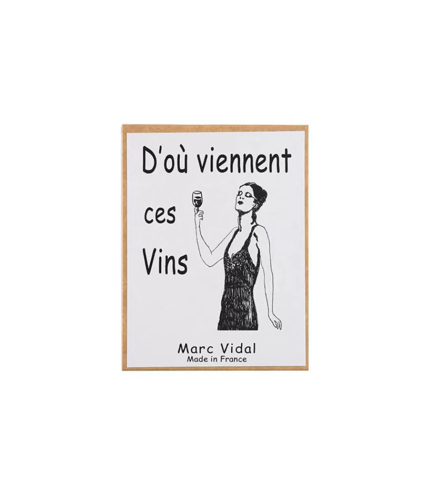 Marc Vidal Jeu De Cartes "D'Ou Viennent Ces Vins ?"