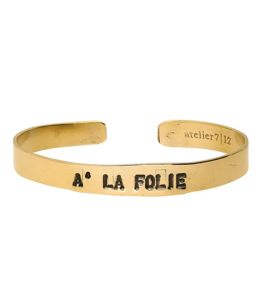 Femme Atelier 7 | 12 Jonc En Laiton Grave A La Folie