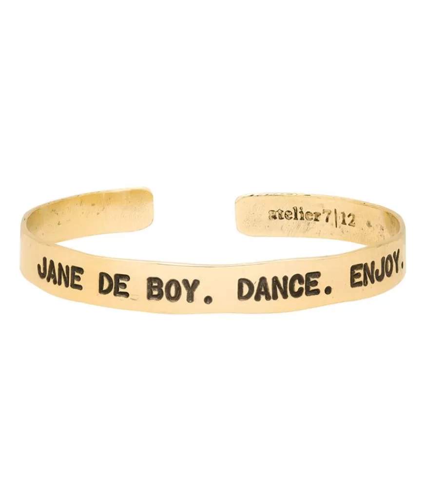 Femme Atelier 7 | 12 Jonc En Laiton Grave Jane De Boy . Dance. Enjoy