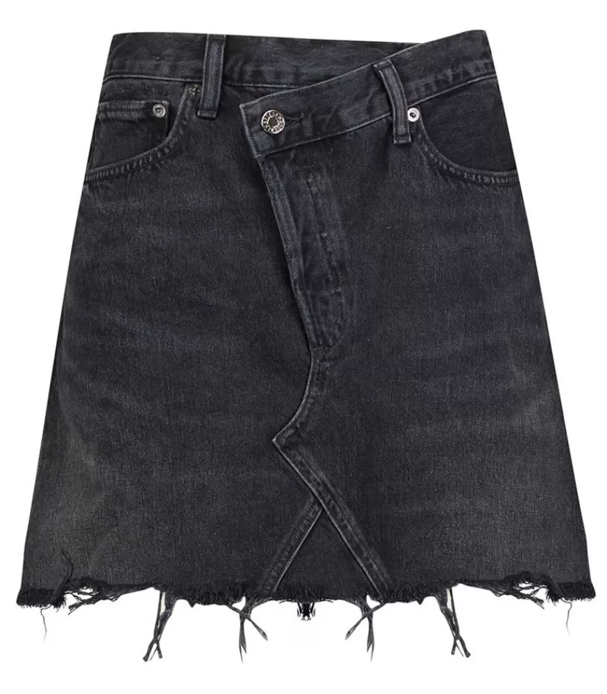 Femme AGOLDE Jupe En Jean Criss Cross Hitchhike