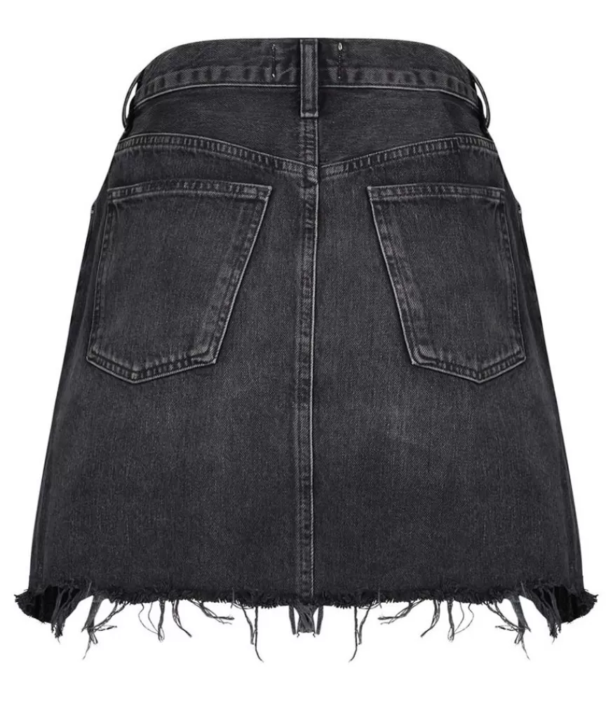 Femme AGOLDE Jupe En Jean Criss Cross Hitchhike