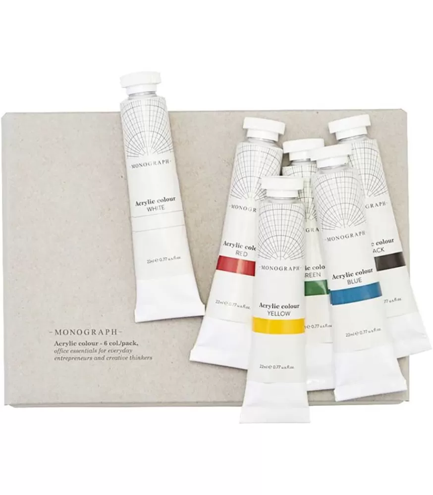 Monograph Kit De 6 Tubes D'Acrylique