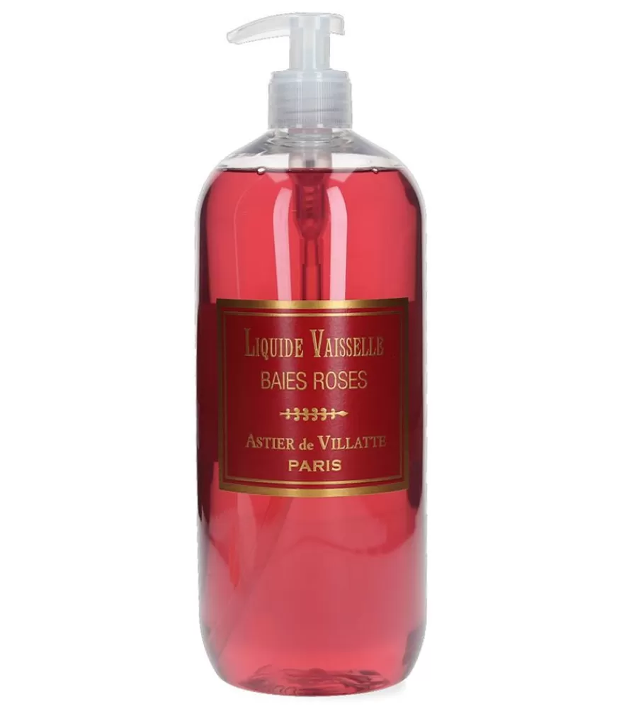 Astier de Villatte Liquide Vaisselle Baies Roses 1L