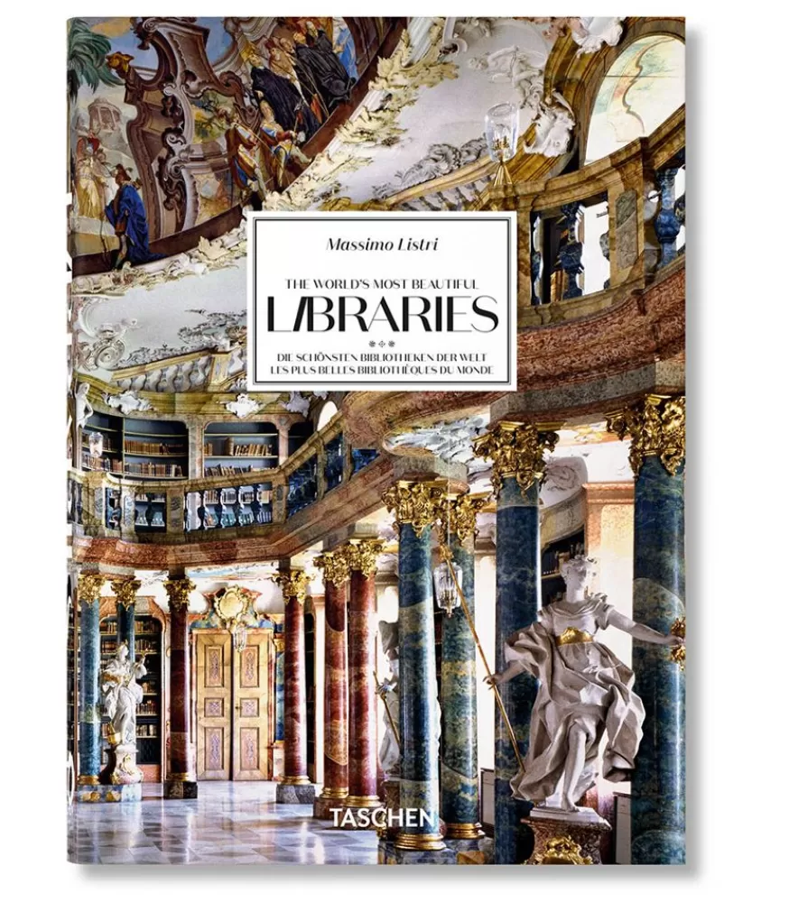 Taschen Livre Massimo Listri. The World'S Most Beautiful Libraries. 40Th Ed.