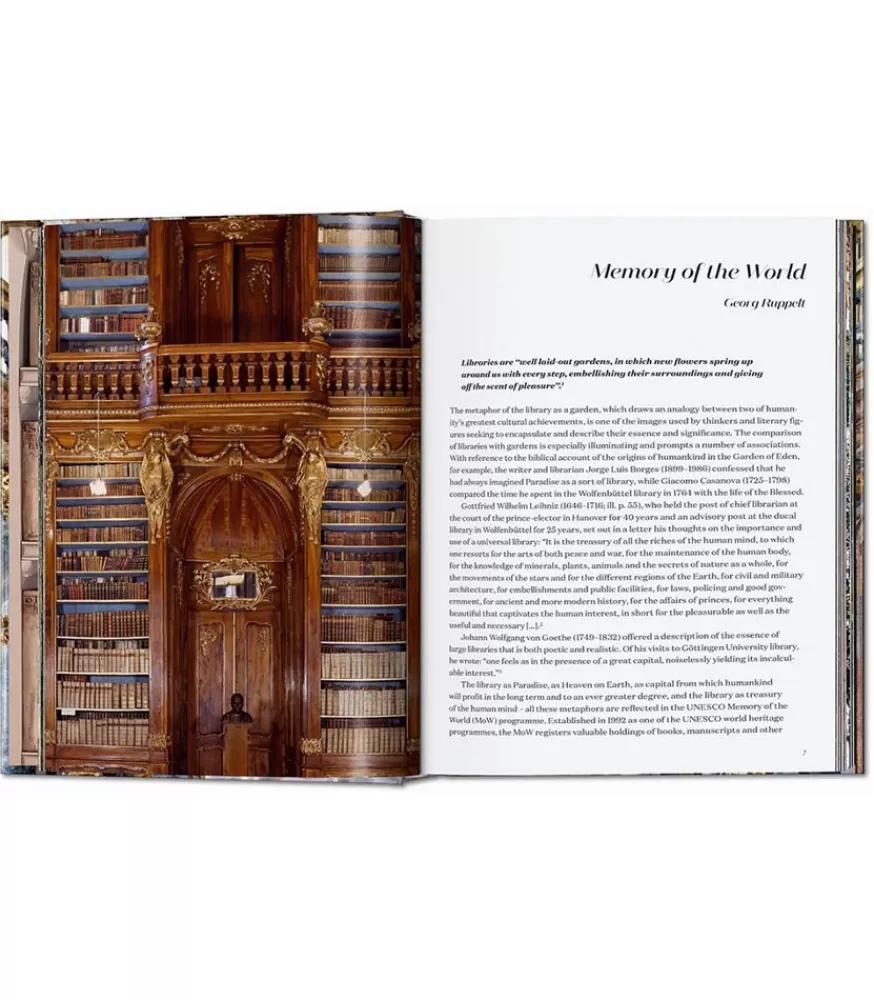 Taschen Livre Massimo Listri. The World'S Most Beautiful Libraries. 40Th Ed.