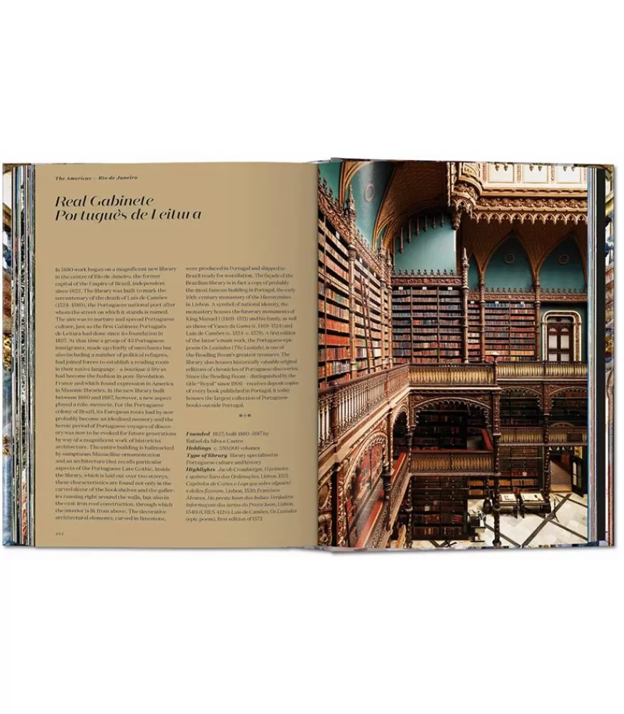 Taschen Livre Massimo Listri. The World'S Most Beautiful Libraries. 40Th Ed.