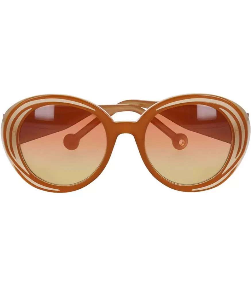 Femme Nathalie Blanc Lunettes De Soleil Maman The Glace/Peche