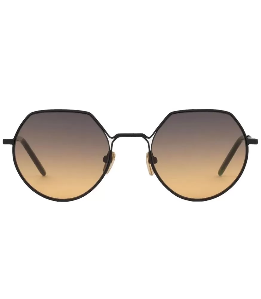 Femme Jimmy Fairly Lunettes De Soleil Vietri Noir Mat