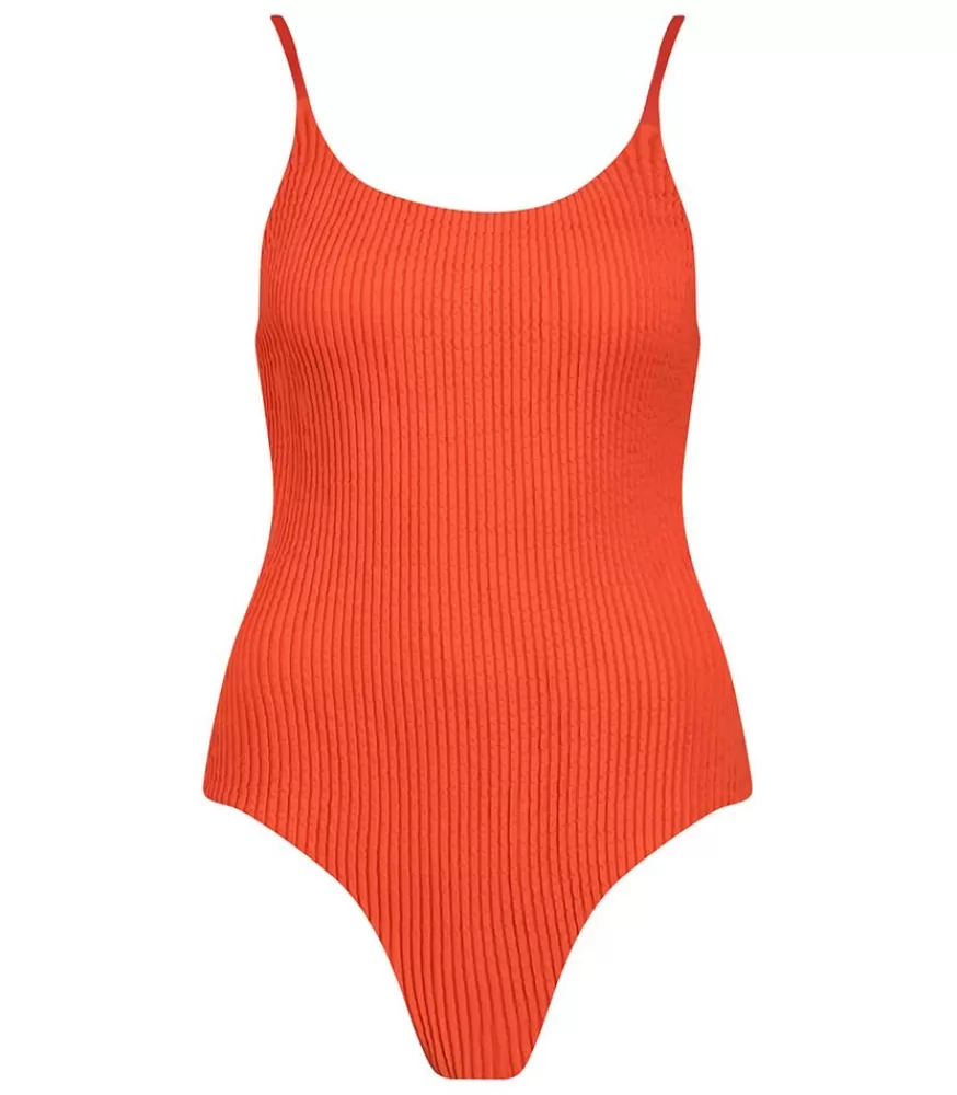 Femme Albertine Maillot De Bain Une Piece Kim Mandarine Smoke