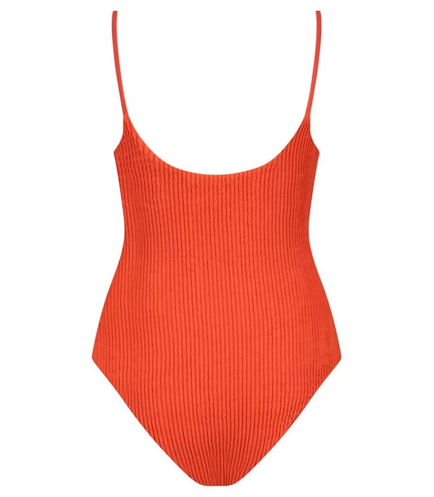 Femme Albertine Maillot De Bain Une Piece Kim Mandarine Smoke