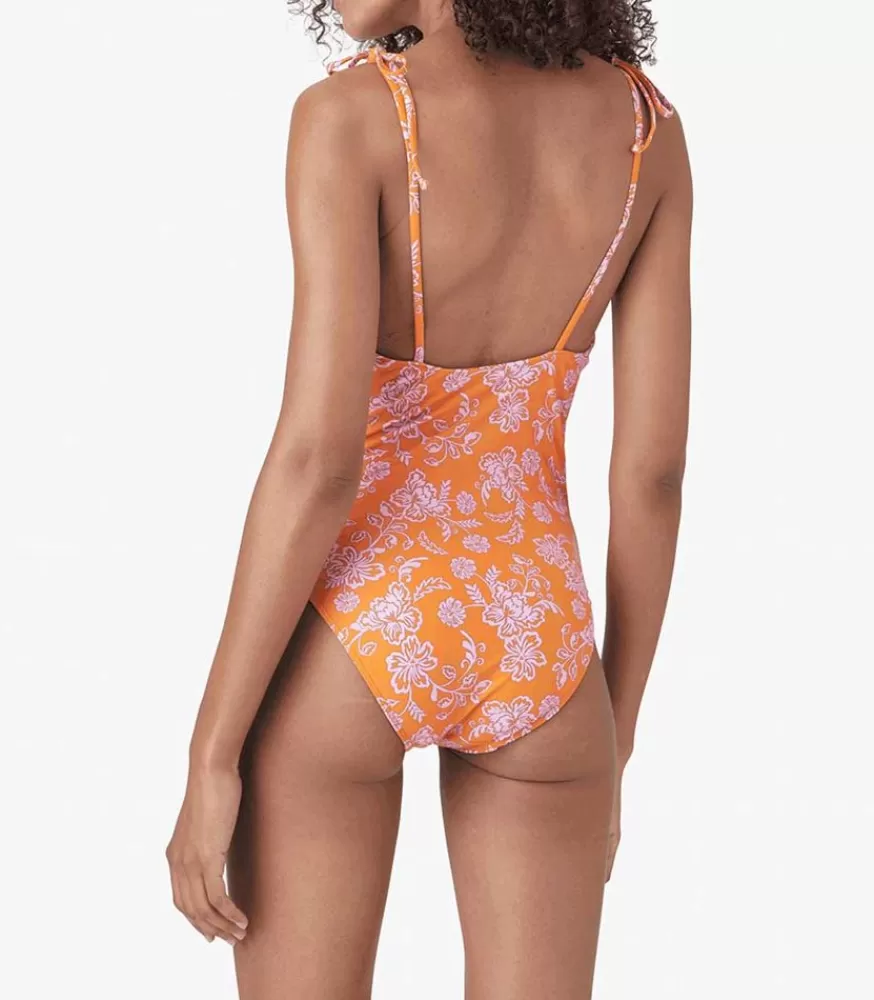 Femme Xirena Maillot De Bain Une Piece Orion Tropicana Orange