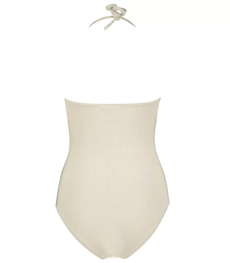 Femme Albertine Maillot De Bain Une Piece Shellbeach White Weavy