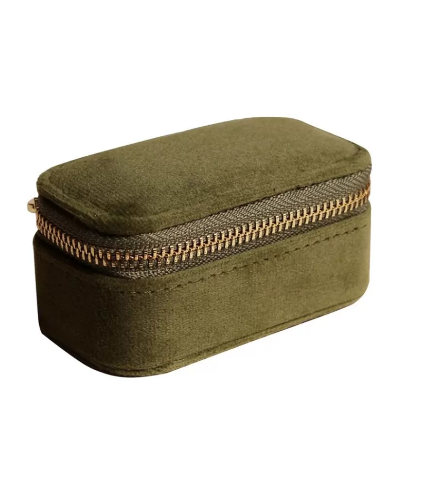 Femme Waekura Mini Boite A Bijoux Olive