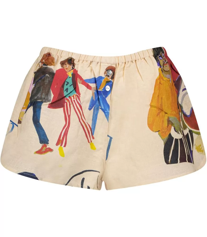 Femme G.Kero Mini-Short Beatles