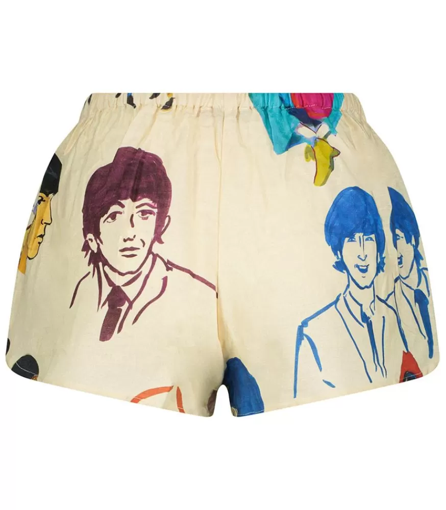 Femme G.Kero Mini-Short Beatles