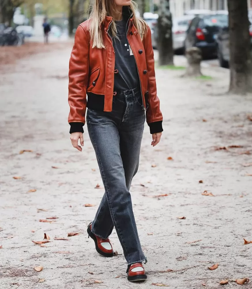 Femme ADIEU Mocassins En Cuir Classic Type 5