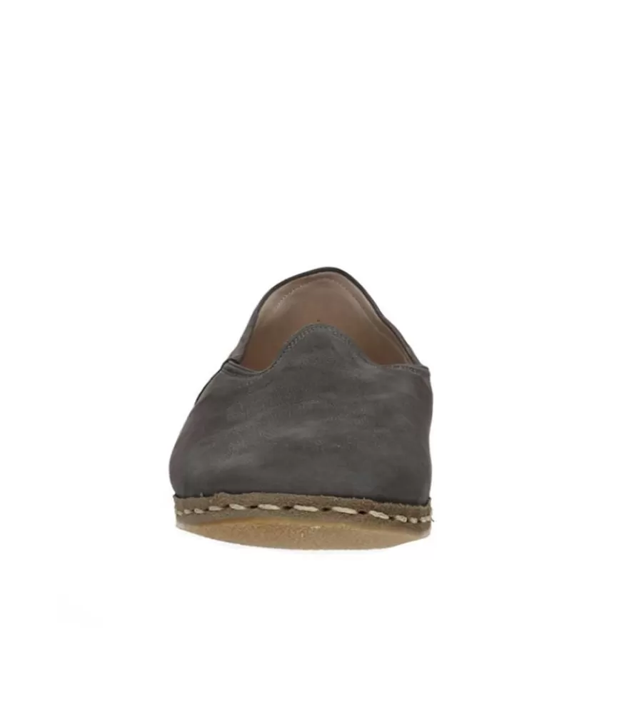 Homme Saanas Mocassins Classique Homme Nubuck Gris