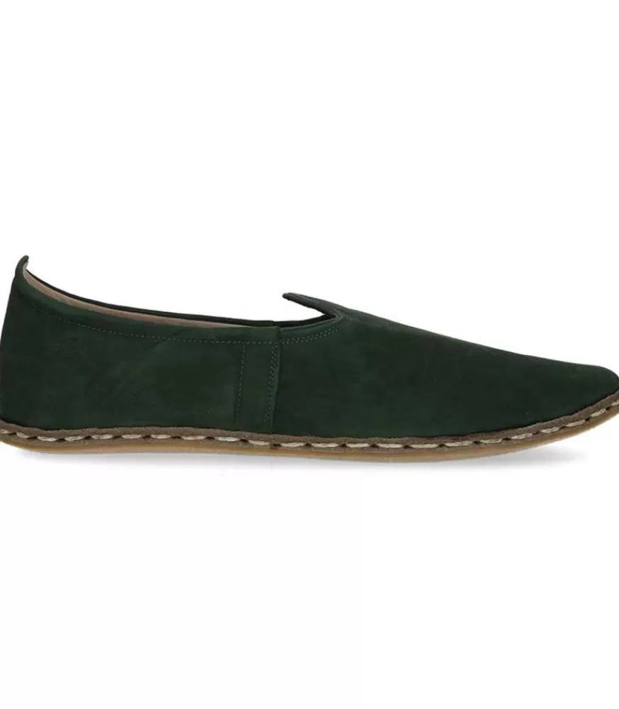 Homme Saanas Mocassins Classique Homme Nubuck Vert