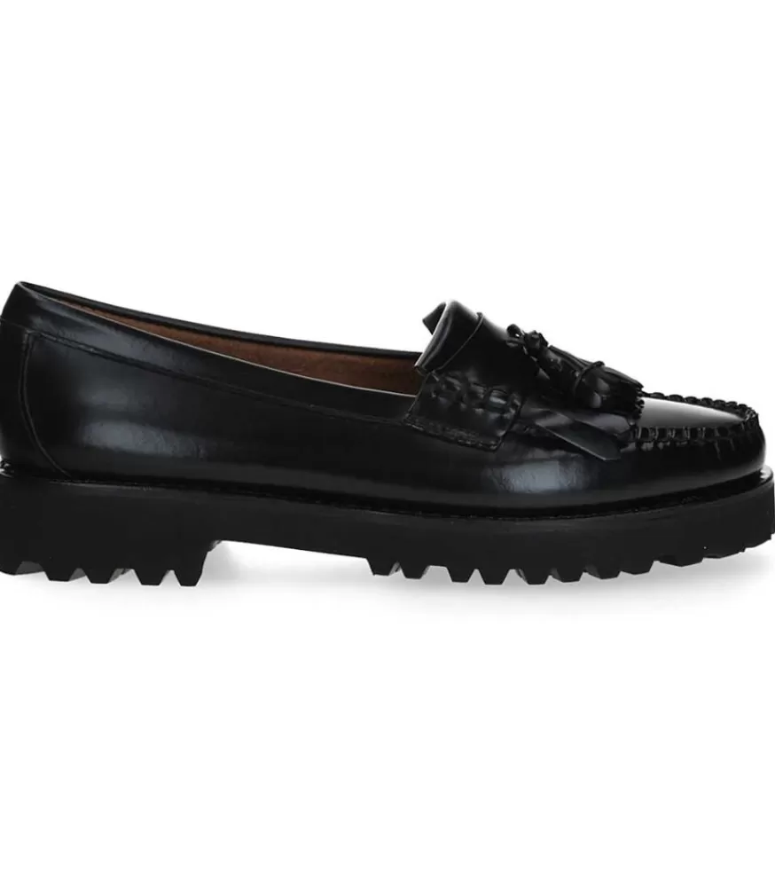 Femme G.H. Bass & Co. Mocassins Weejun 90S Esther Kiltie Black